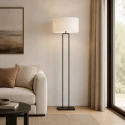 Steinhauer Luminaria de pedestal STANG E27 IP20, regulable