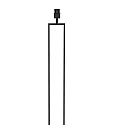 Steinhauer Luminaria de pedestal STANG E27 IP20, regulable