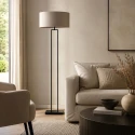 Steinhauer Luminaria de pedestal STANG E27 IP20, regulable
