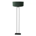 Steinhauer Luminaria de pedestal STANG de 1 llama E27 IP20, negro regulable