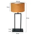 Steinhauer table lamp STANG E27 IP20, dimmable