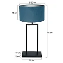 Steinhauer table lamp STANG E27 IP20, dimmable