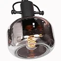 Steinhauer wall luminaire GLASLIC 2 flames, swivelling, rotatable E27 IP20, black dimmable