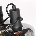 Steinhauer wall luminaire GLASLIC 2 flames, swivelling, rotatable E27 IP20, black dimmable