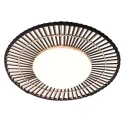 anne light & home Luminaria de techo AURA de 1 llama IP20, negro regulable