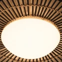 anne light & home Luminaria de techo AURA de 1 llama IP20, negro regulable