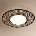 anne light & home Luminaria de techo AURA de 1 llama IP20, negro regulable