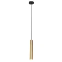 Steinhauer pendant luminaire TUBEL GU10 IP20, brass dimmable