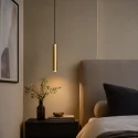 Steinhauer pendant luminaire TUBEL GU10 IP20, brass dimmable