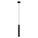 Steinhauer Luminaria colgante TUBEL GU10 IP20, negro regulable