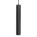 Steinhauer Luminaria colgante TUBEL GU10 IP20, negro regulable