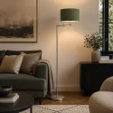 Mexlite Luminaria de pedestal BELLA de 1 llama E27 IP20, acero regulable