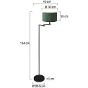Mexlite Luminaria de pedestal BELLA E27 IP20, regulable