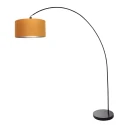 arc luminaire SOLVA 1 flame E27 IP20, black dimmable