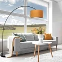 Mexlite Luminaria de pedestal SOLVA E27 IP20, regulable