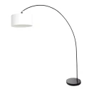 Luz de arco SOLVA de 1 llama E27 IP20, negro regulable