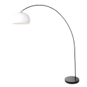 Luz de arco SOLVA de 1 llama E27 IP20, negro regulable
