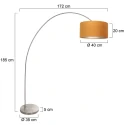 Mexlite Luminaria de pedestal SOLVA E27 IP20, regulable