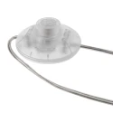 Mexlite Luz de arco SOLVA de 1 llama E27 IP20, acero regulable