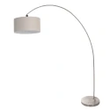 arc luminaire SOLVA 1 flame E27 IP20, steel dimmable
