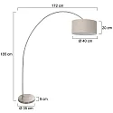 Mexlite Luminaria de pedestal SOLVA E27 IP20, regulable