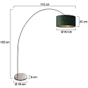 Mexlite Luminaria de pedestal SOLVA E27 IP20, regulable