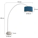 Mexlite Luminaria de pedestal SOLVA E27 IP20, regulable