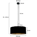 Steinhauer Luminaria colgante SPARKLED LIGHT E27 IP20, regulable