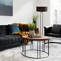 Steinhauer Luminaria de pedestal STANG E27 IP20, regulable