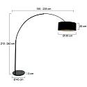 Steinhauer Luminaria de pedestal SPARKLED LIGHT E27 IP20, regulable