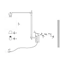 Steinhauer Luminaria de pared PRESTIGE CHIC E27 IP20, regulable