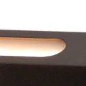 Steinhauer Luminaria colgante BANDE de 3 llamas IP20, cacao regulable