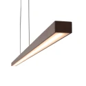 Steinhauer Luminaria colgante BANDE de 3 llamas IP20, cacao regulable