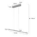 Steinhauer pendant luminaire BANDE IP20, dimmable