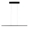 Luminaria colgante BANDE de 3 llamas IP20, negro regulable
