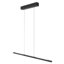 Steinhauer Luminaria colgante BANDE de 3 llamas IP20, negro regulable