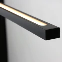 Steinhauer Luminaria colgante BANDE de 3 llamas IP20, negro regulable