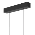 Steinhauer Luminaria colgante BANDE de 3 llamas IP20, negro regulable