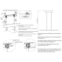 Steinhauer Luminaria colgante BANDE IP20, regulable