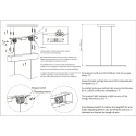 Steinhauer Luminaria colgante BANDE IP20, regulable