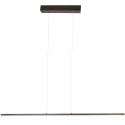 Luminaria colgante BANDE de 3 llamas IP20, cacao regulable