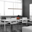 Steinhauer Luminaria colgante BANDE de 3 llamas IP20, cacao regulable