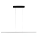 Luminaria colgante BANDE de 3 llamas IP20, negro regulable