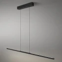 Steinhauer Luminaria colgante BANDE de 3 llamas IP20, negro regulable