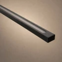 Steinhauer Luminaria colgante BANDE de 3 llamas IP20, negro regulable