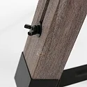 Mexlite Luminaria de pedestal TRIEK E27 IP20, regulable