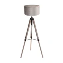 Mexlite floor lamp TRIEK 1 flame E27 IP20, wood dimmable