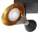 anne light & home Luminaria de techo PRETO GU10 IP20, regulable