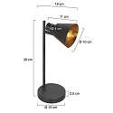 Mexlite table lamp OEROE E14 IP20, dimmable