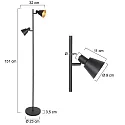 Mexlite floor lamp OEROE E14 IP20, dimmable